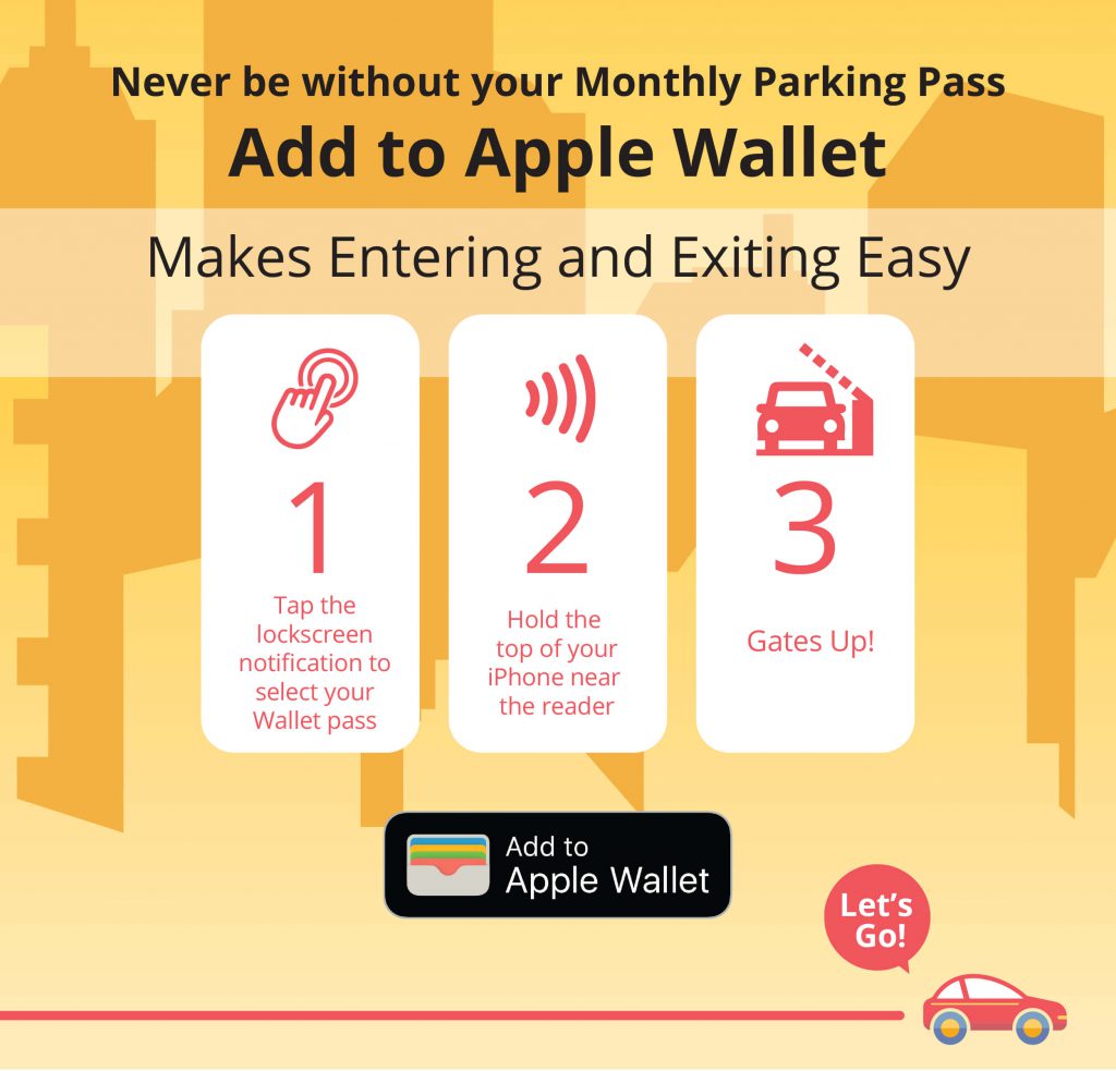 apple wallet parking pass download instructions