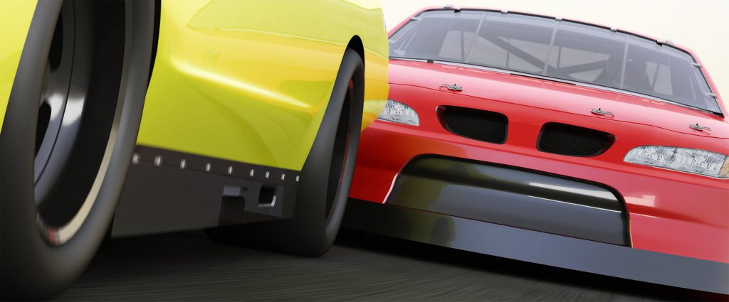 Speed cars racing