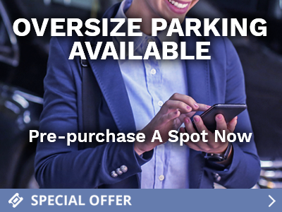 Pre-book an Oversized Parking Spot for your van, crossover, truck, or SUV today in the bustling NYC location that is most convenient for you!